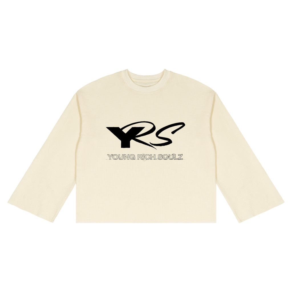 Unisex Waffle Raw Edge T-Shirt