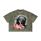 Unisex Leopard Print Boxy T-Shirt